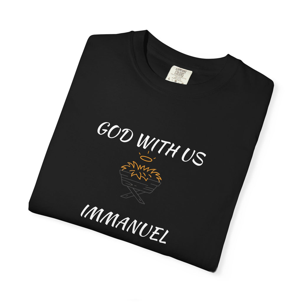 "GOD WITH US" Unisex Garment-Dyed T-Shirt