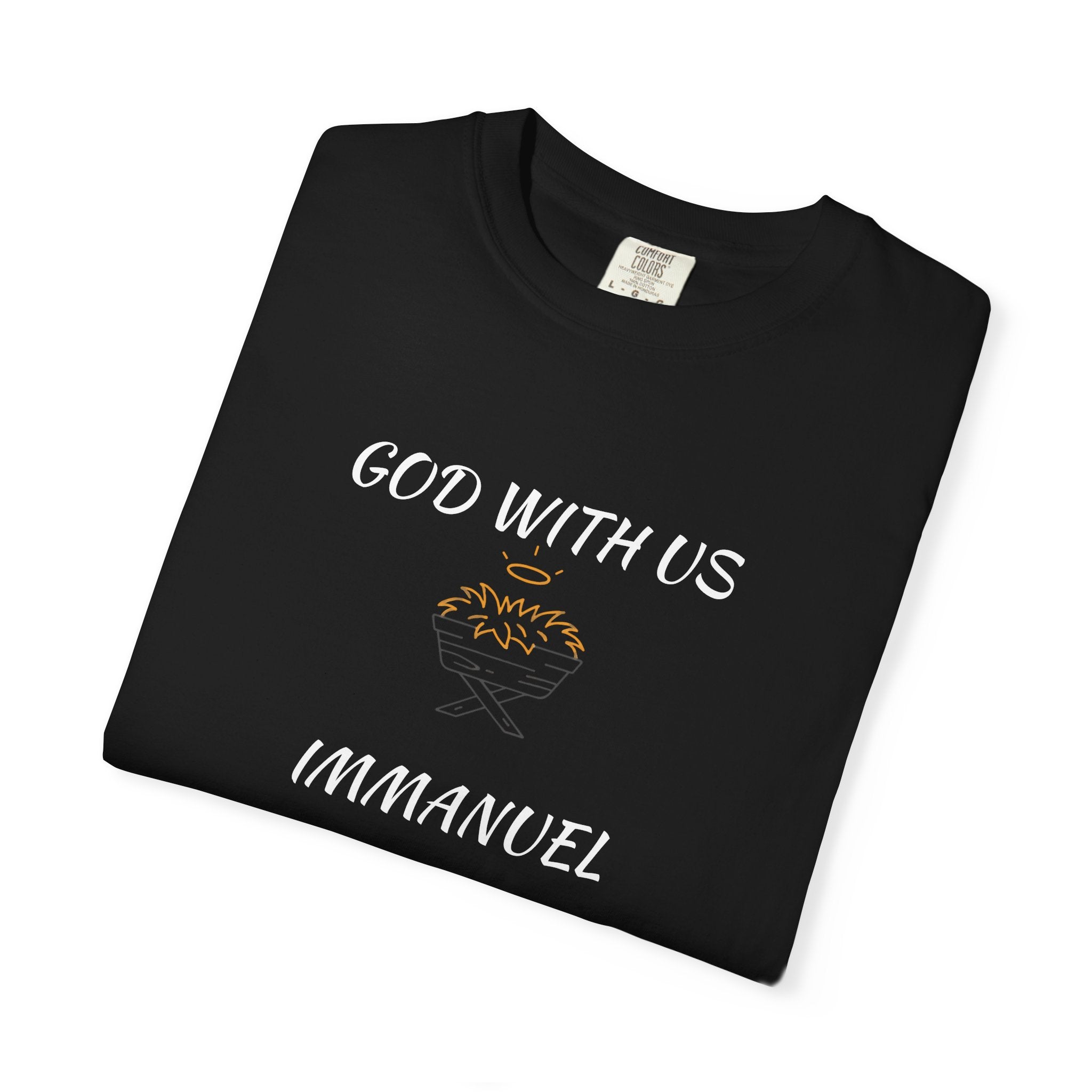 "GOD WITH US" Unisex Garment-Dyed T-Shirt