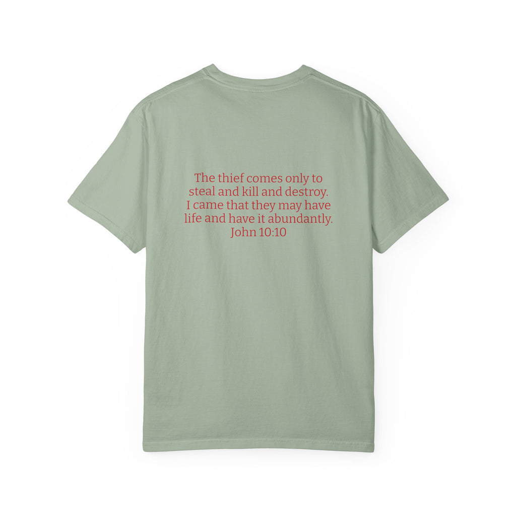 "THE DEVIL IS A LIAR"  Unisex Garment-Dyed T-Shirt