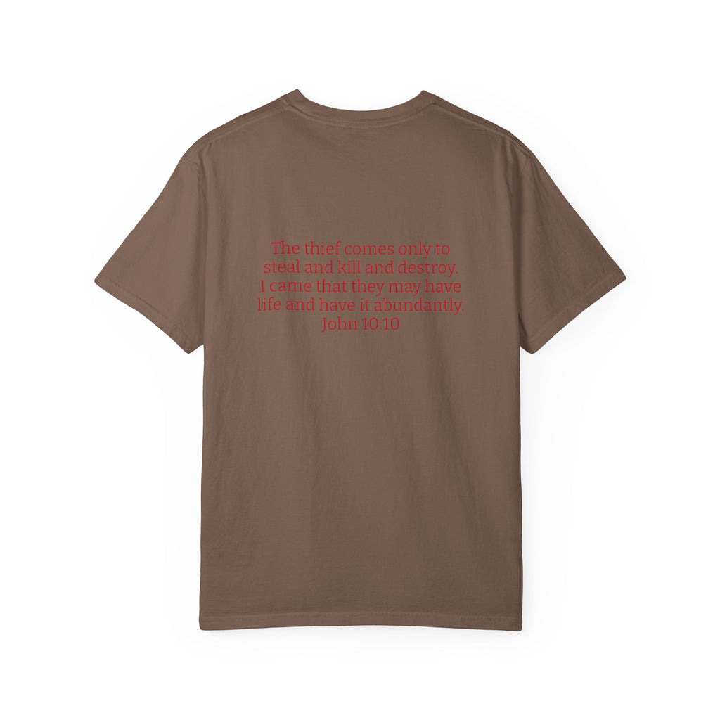 "THE DEVIL IS A LIAR"  Unisex Garment-Dyed T-Shirt