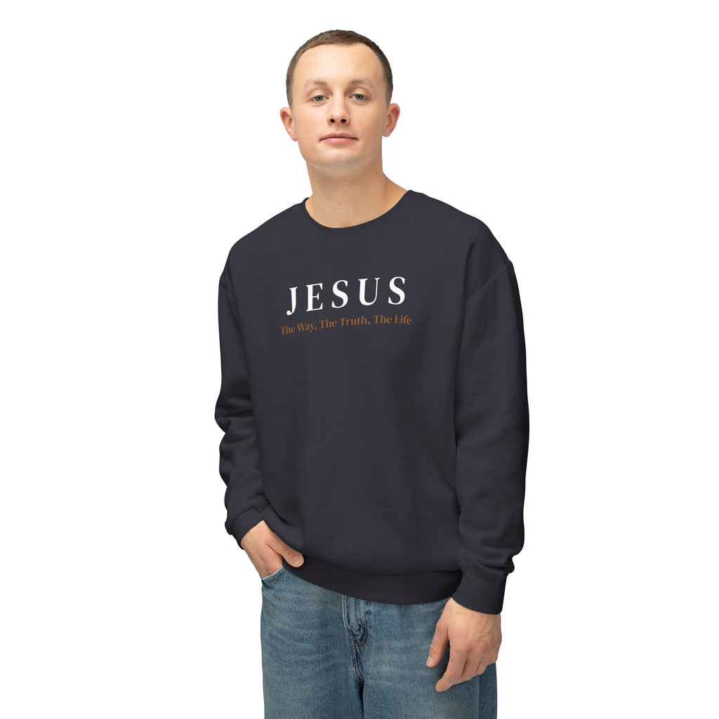 "The Way, Truth, And Life" Lightweight Crewneck Sweatshirt