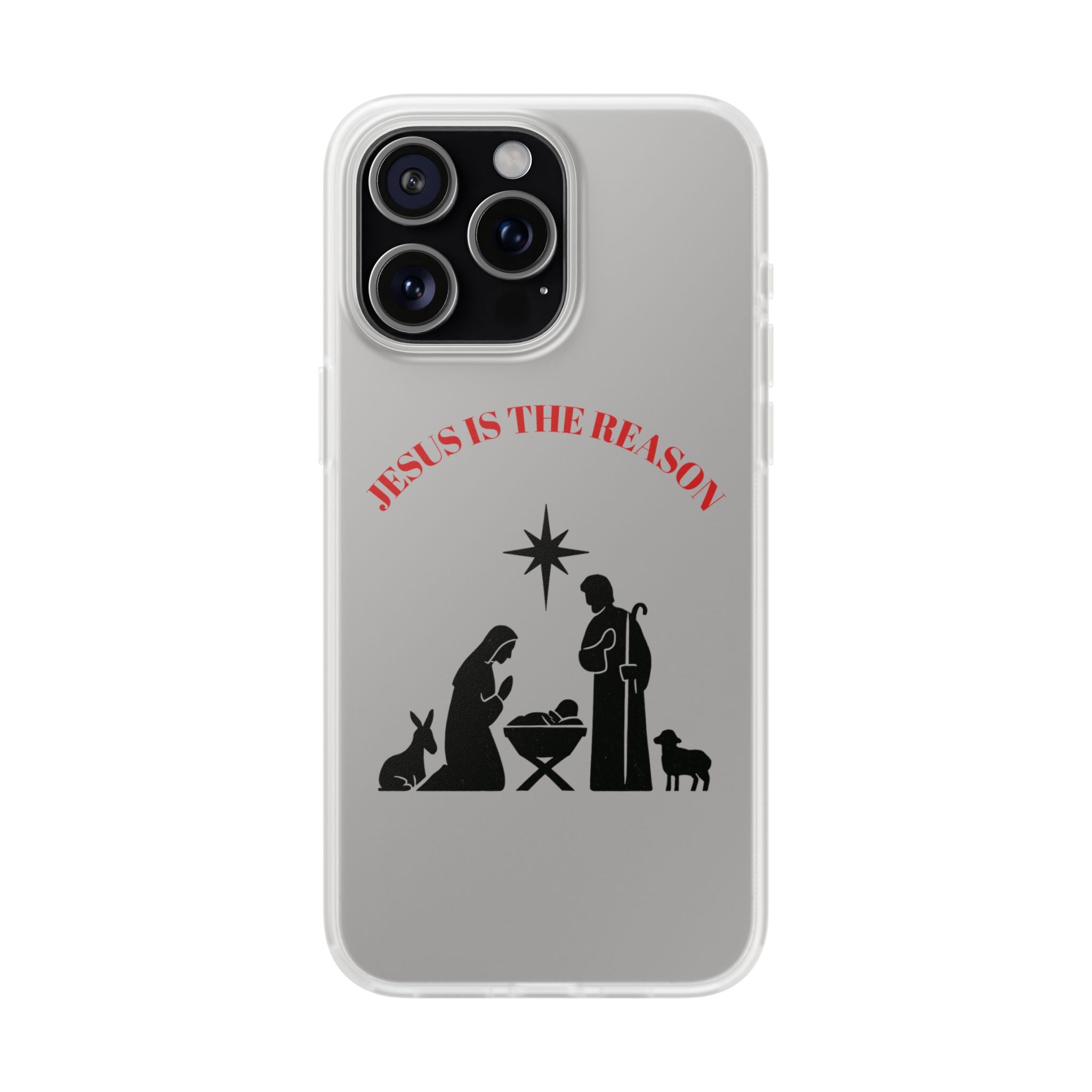 Nativity Phone Case — Minimal Christmas Manger Design