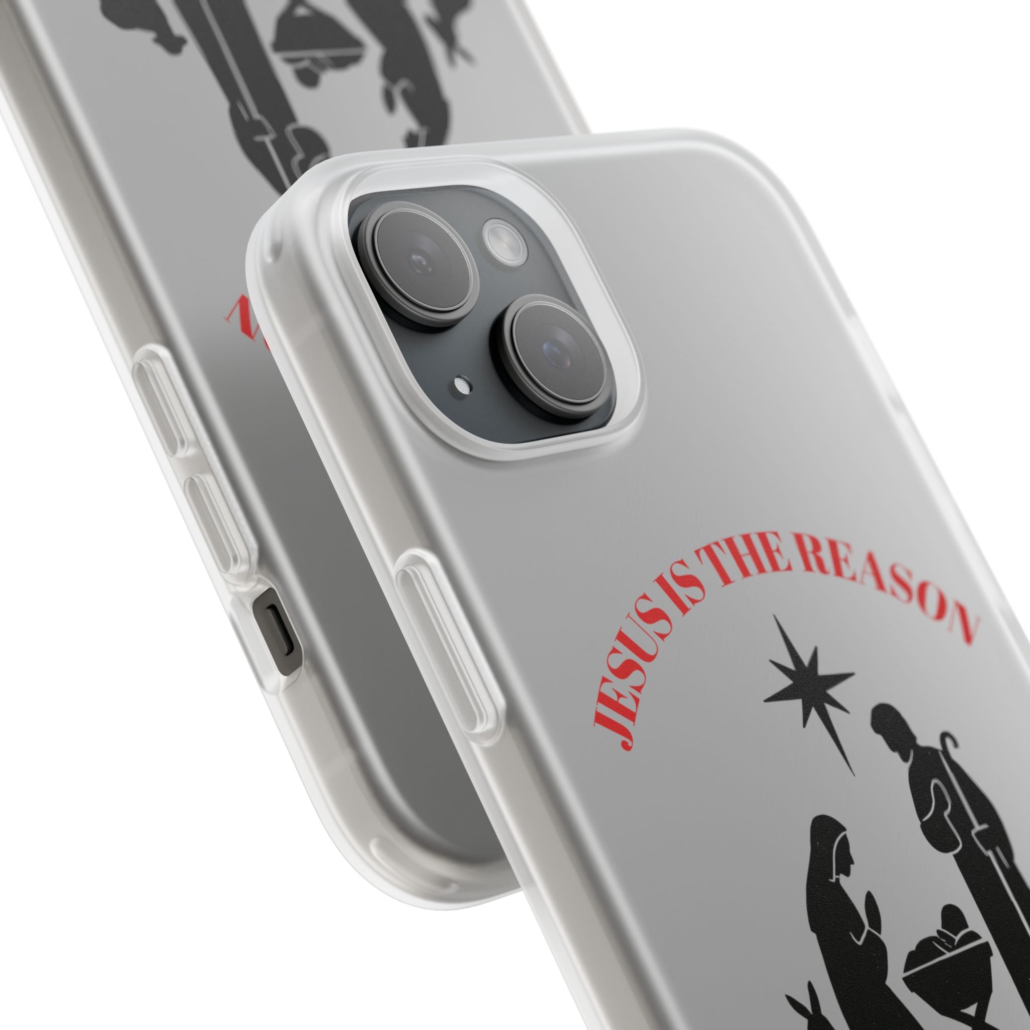 Nativity Phone Case — Minimal Christmas Manger Design