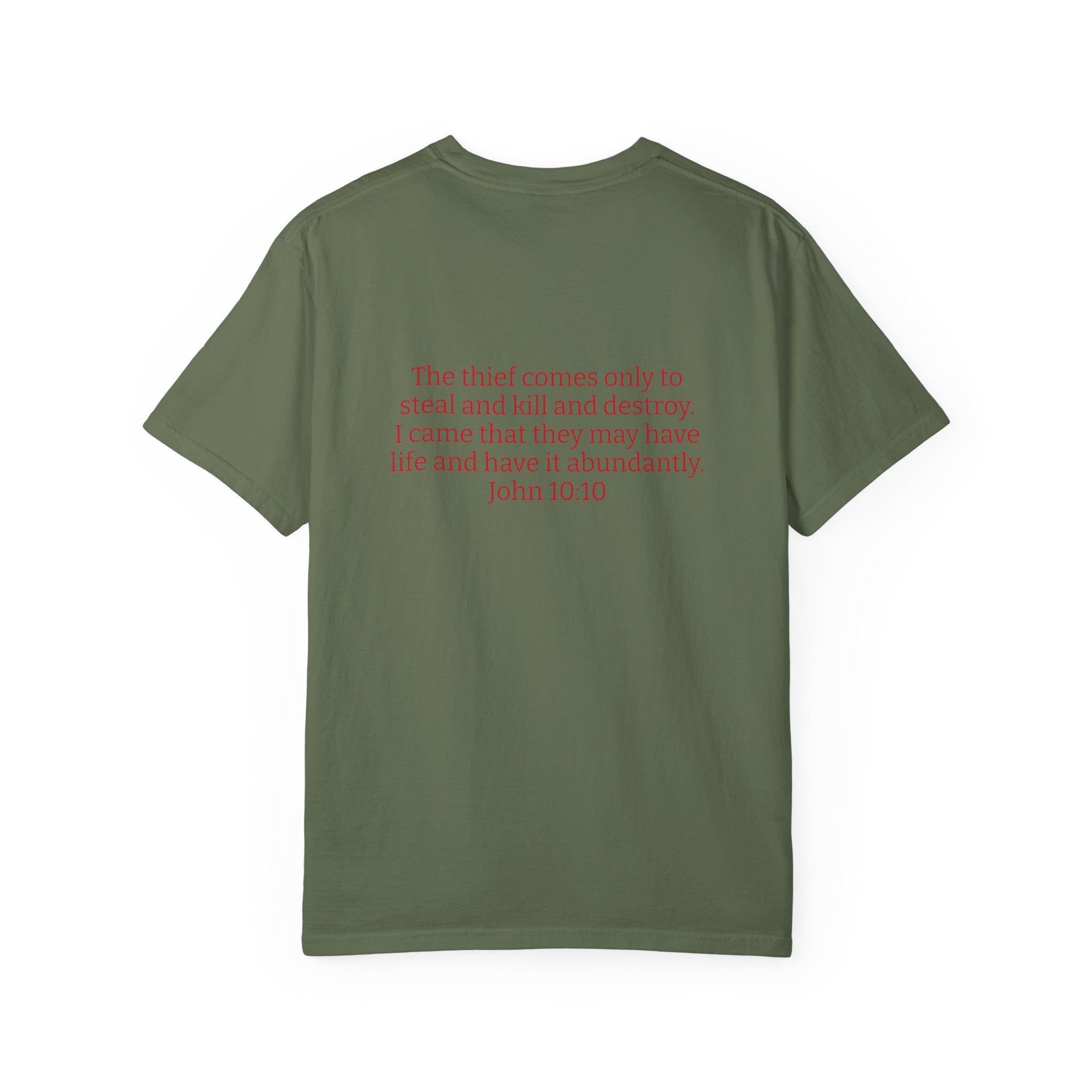 "THE DEVIL IS A LIAR"  Unisex Garment-Dyed T-Shirt