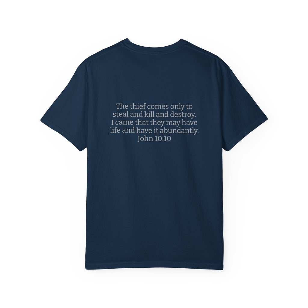 "THE DEVIL IS A LIAR"  Unisex Garment-Dyed T-Shirt
