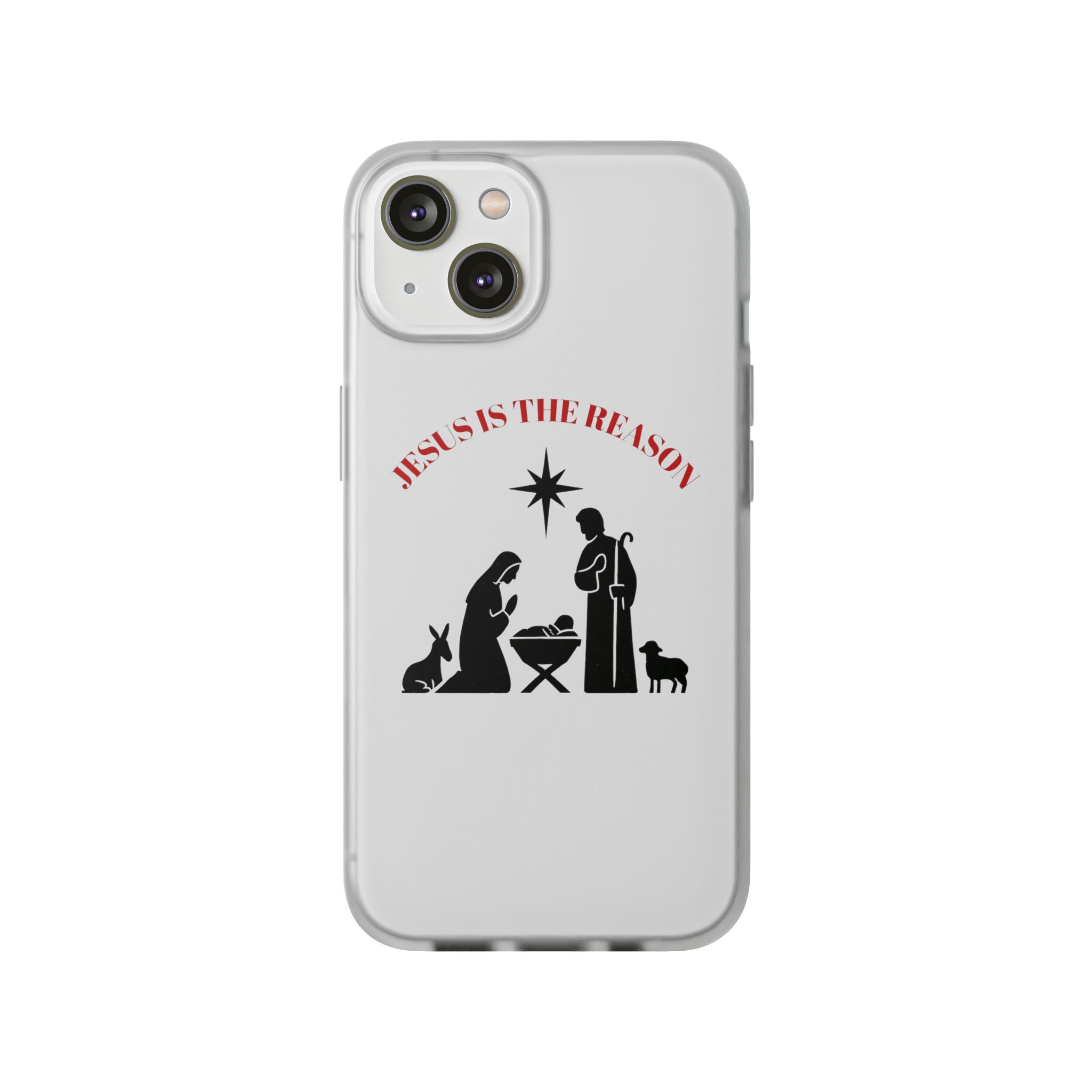 Nativity Phone Case — Minimal Christmas Manger Design