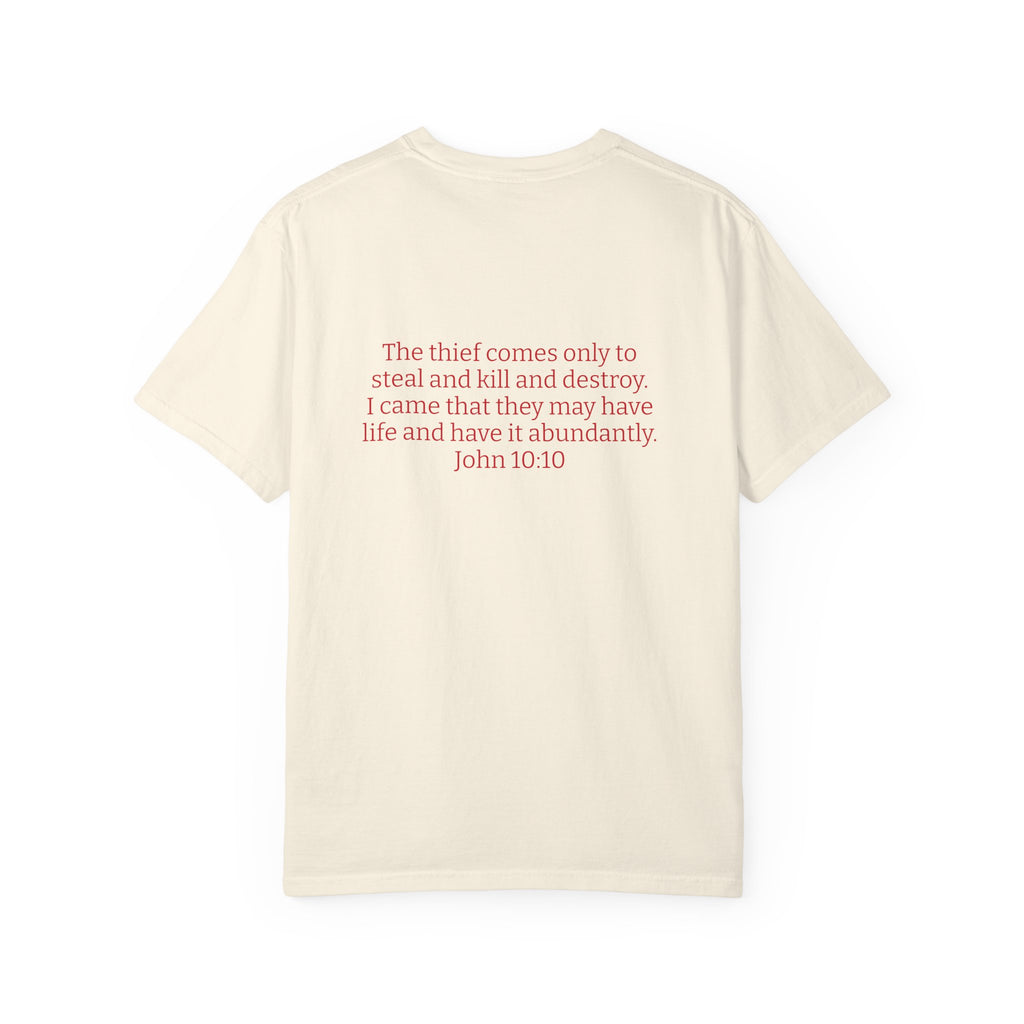 "THE DEVIL IS A LIAR"  Unisex Garment-Dyed T-Shirt