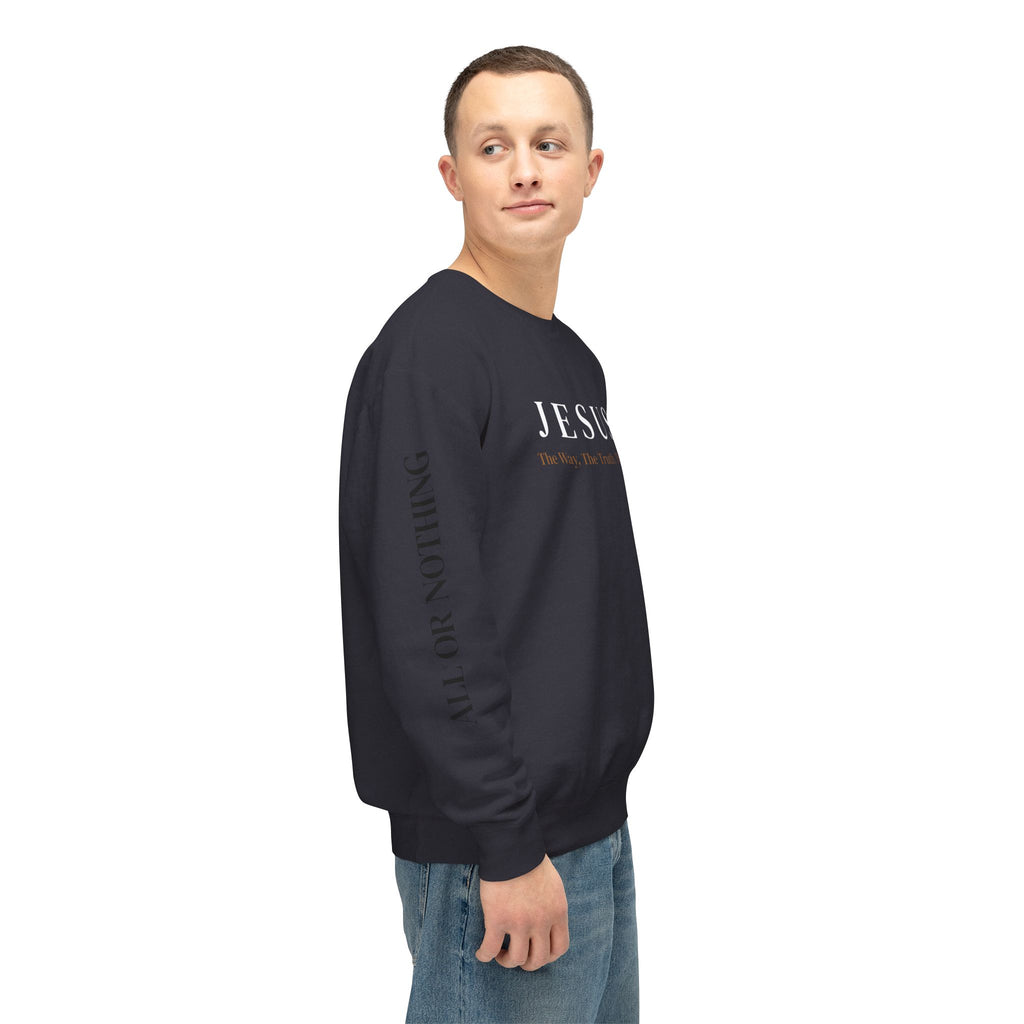"The Way, Truth, And Life" Lightweight Crewneck Sweatshirt