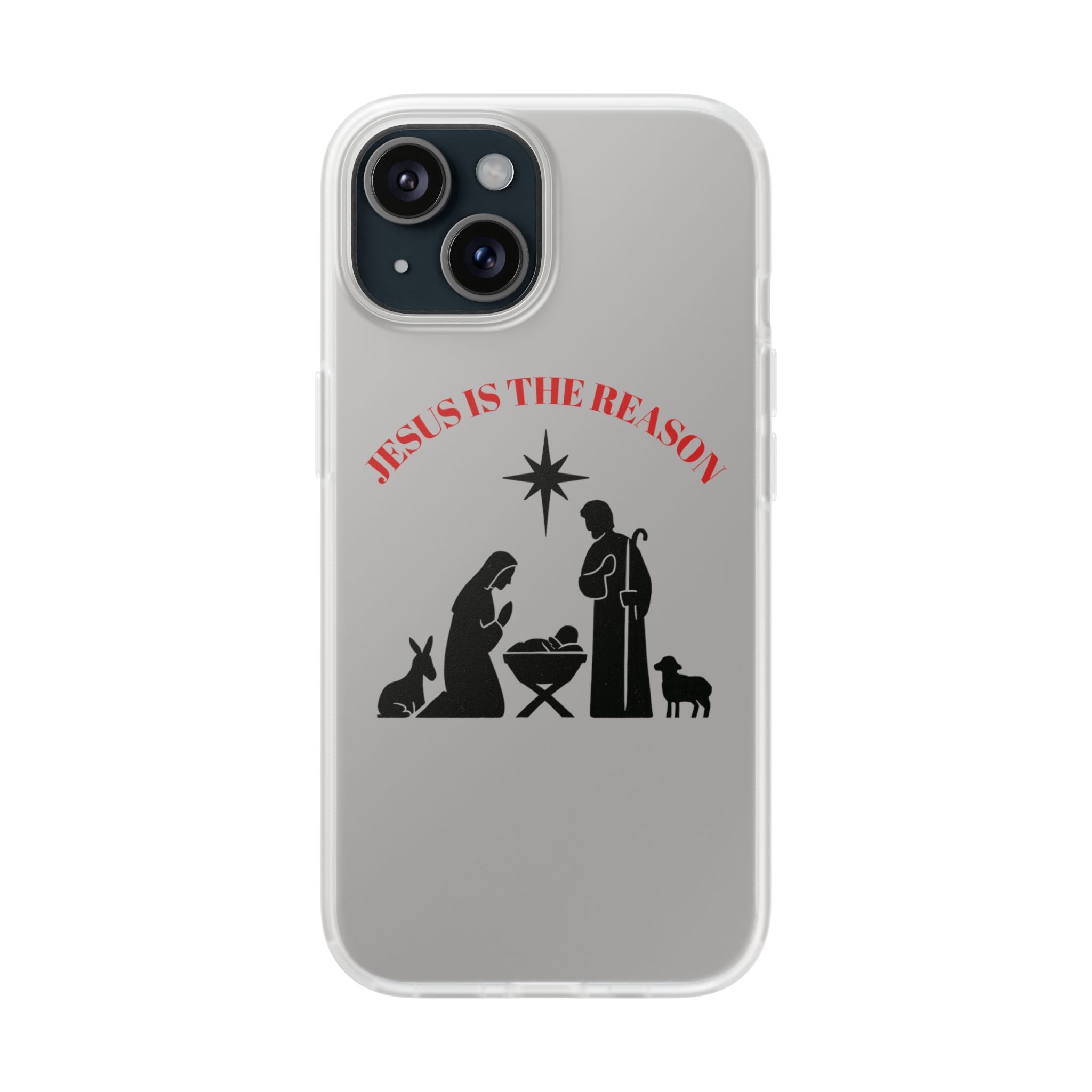 Nativity Phone Case — Minimal Christmas Manger Design