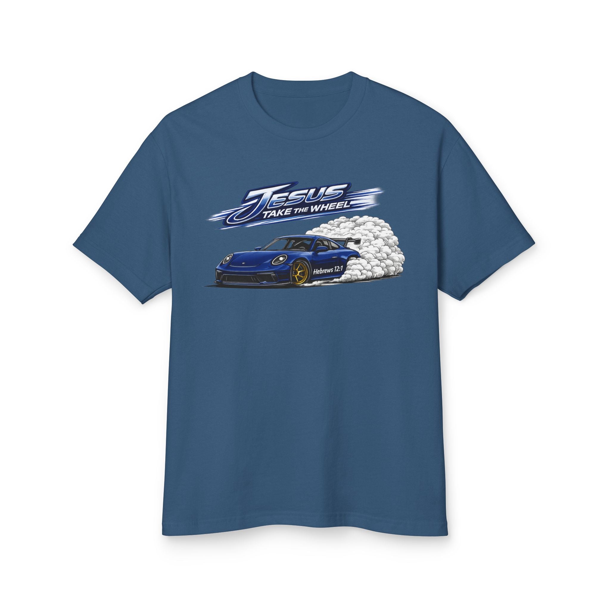 Jesus Take The Wheel Premium Heavyweight Cotton T-Shirt