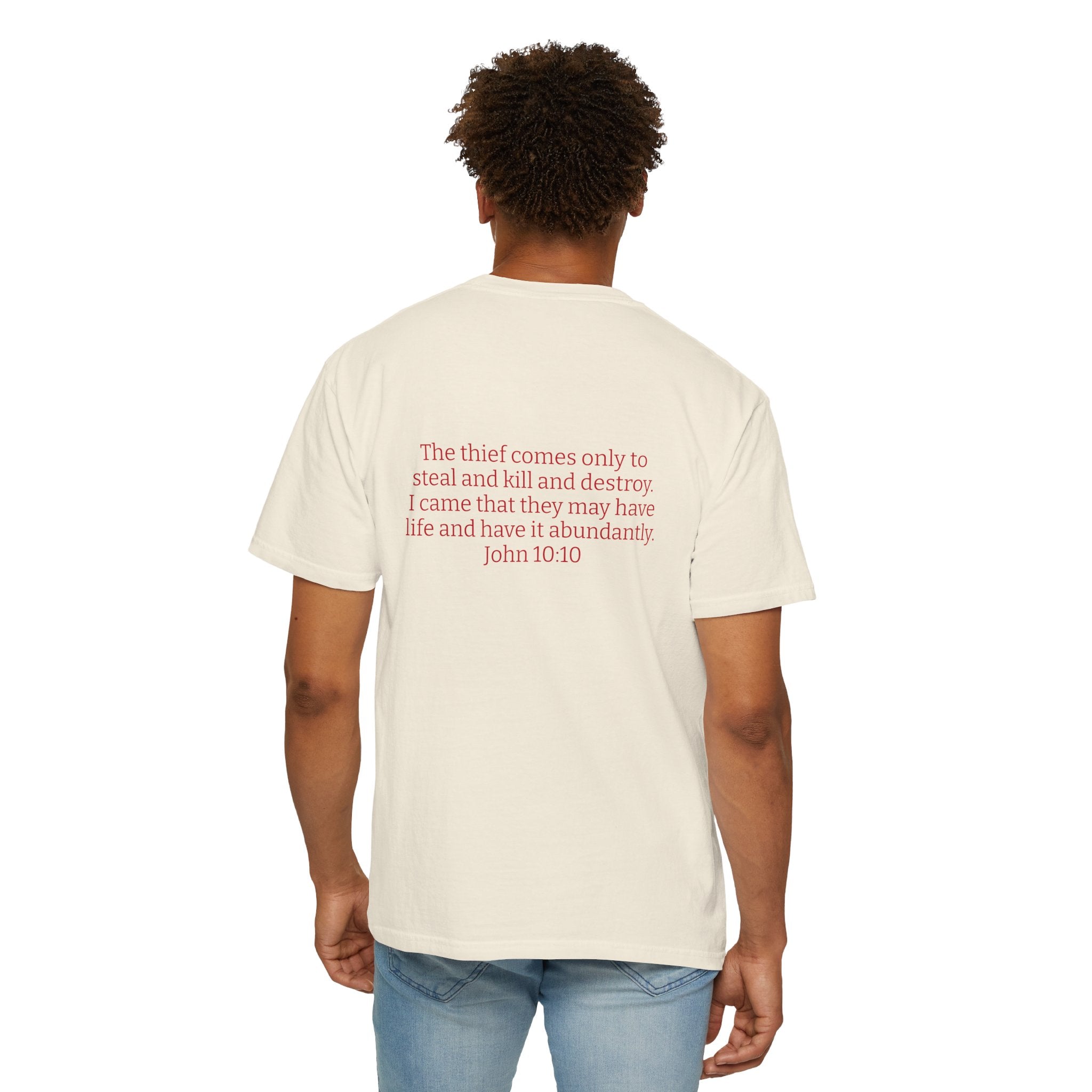 "THE DEVIL IS A LIAR"  Unisex Garment-Dyed T-Shirt