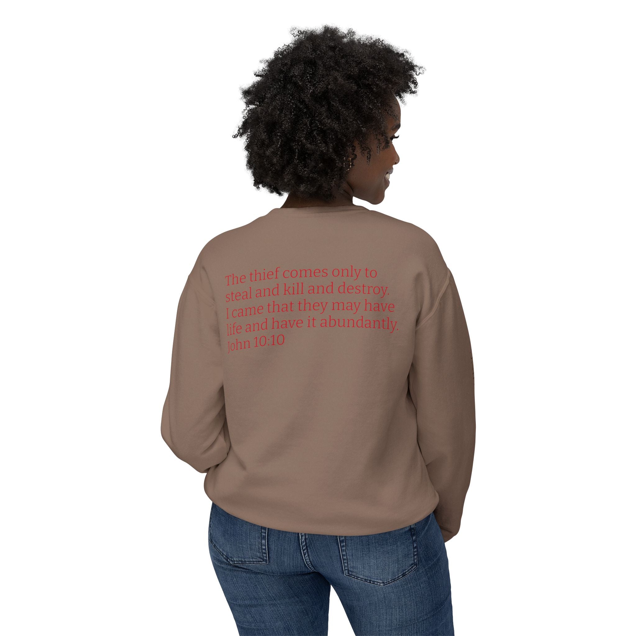 "THE DEVIL IS A LIAR" Lightweight Crewneck Sweatshirt