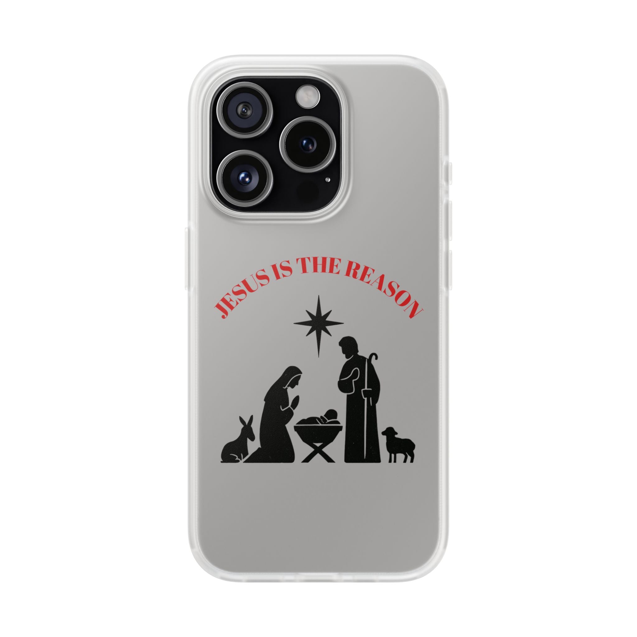 Nativity Phone Case — Minimal Christmas Manger Design