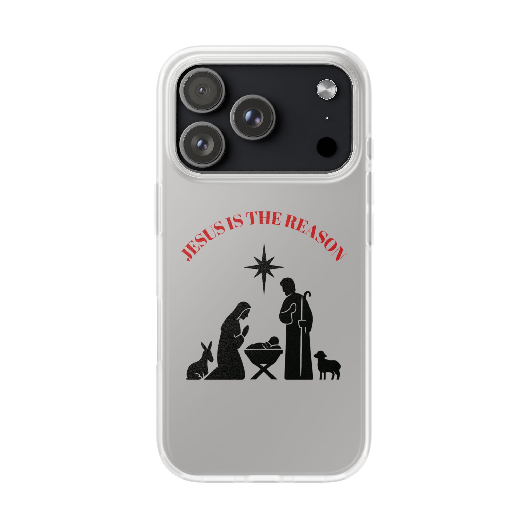 Nativity Phone Case — Minimal Christmas Manger Design