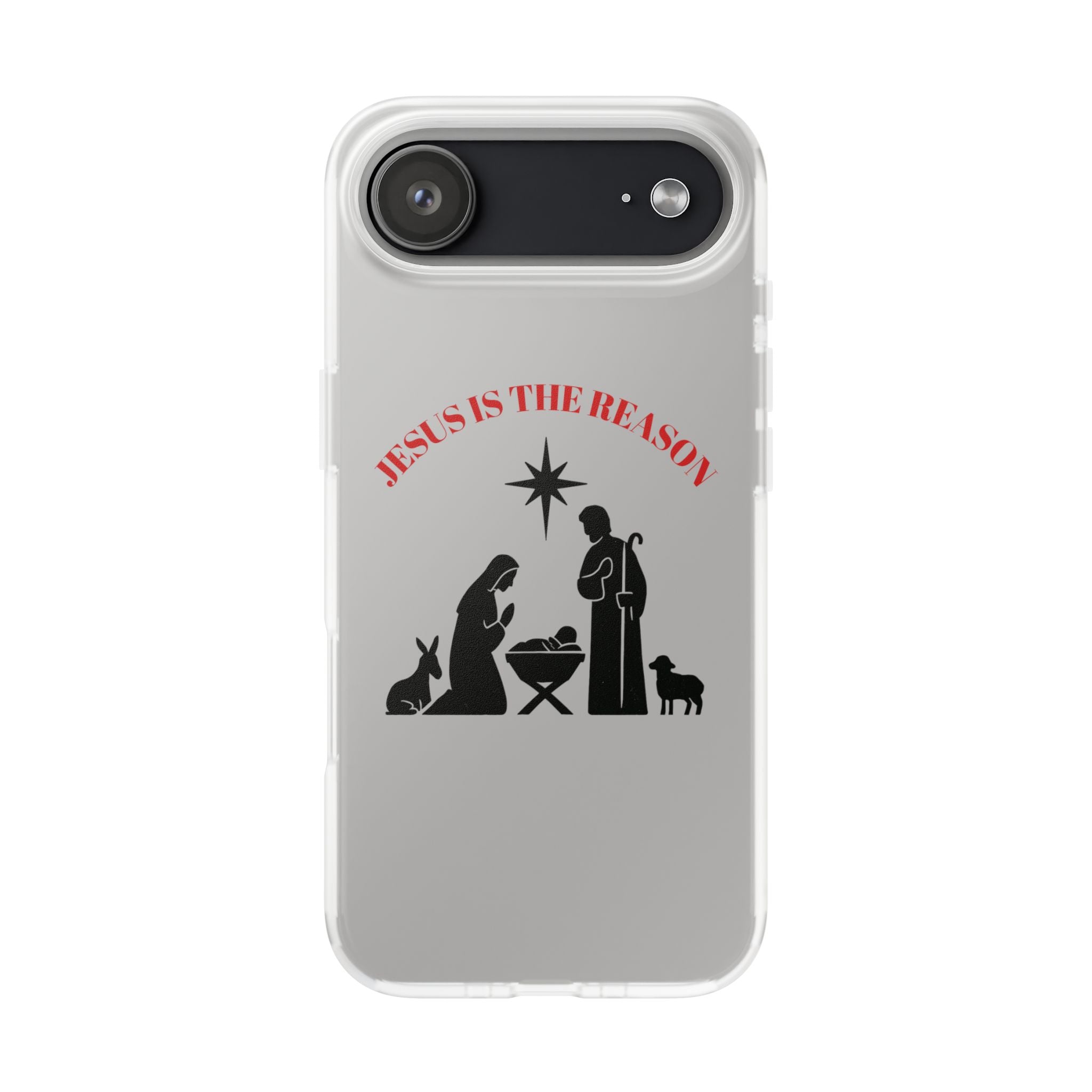 Nativity Phone Case — Minimal Christmas Manger Design