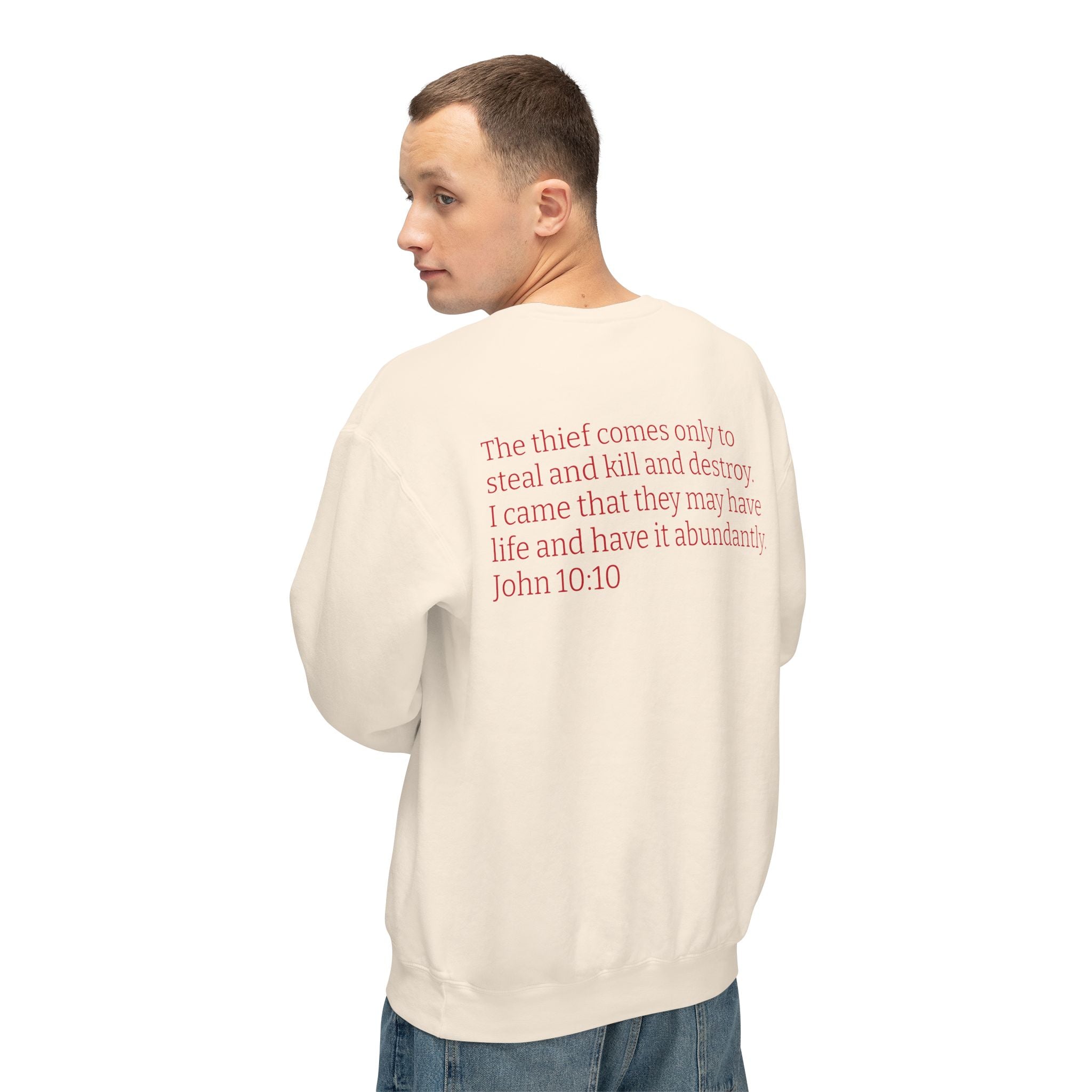"THE DEVIL IS A LIAR" Lightweight Crewneck Sweatshirt