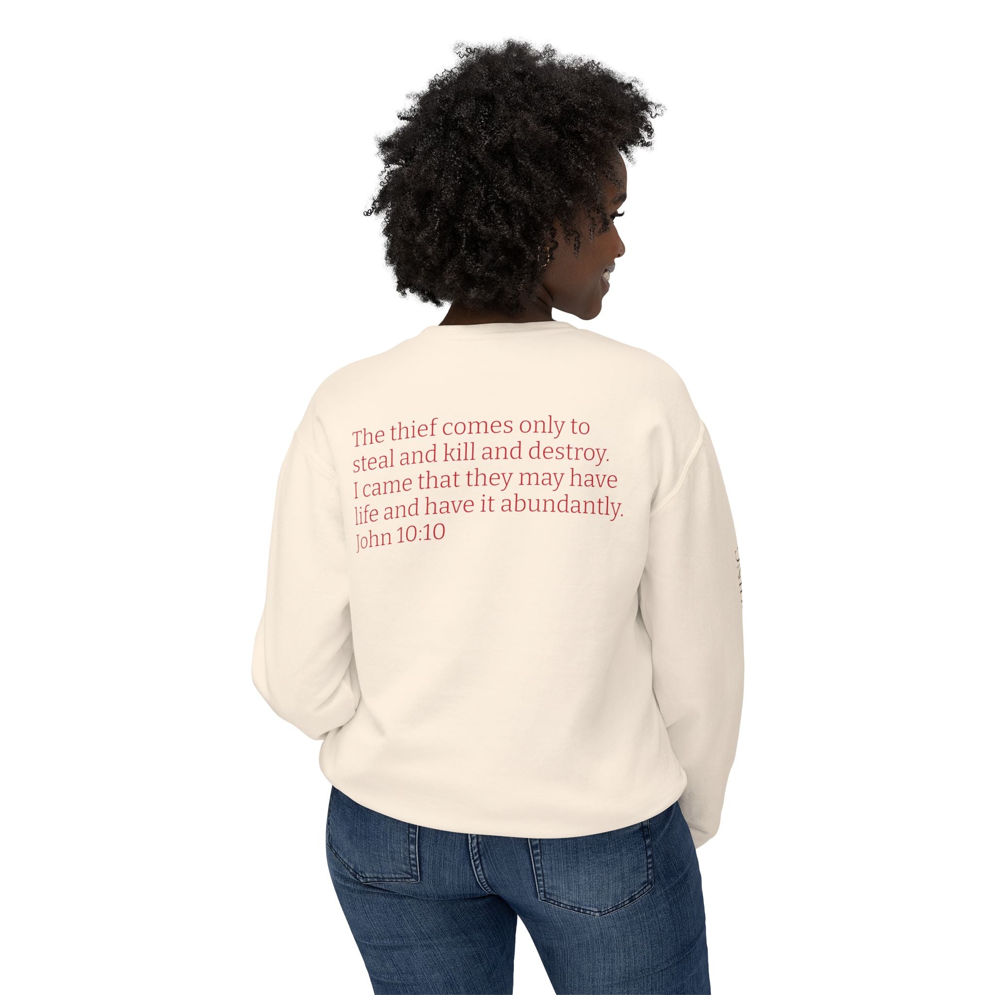 "THE DEVIL IS A LIAR" Lightweight Crewneck Sweatshirt
