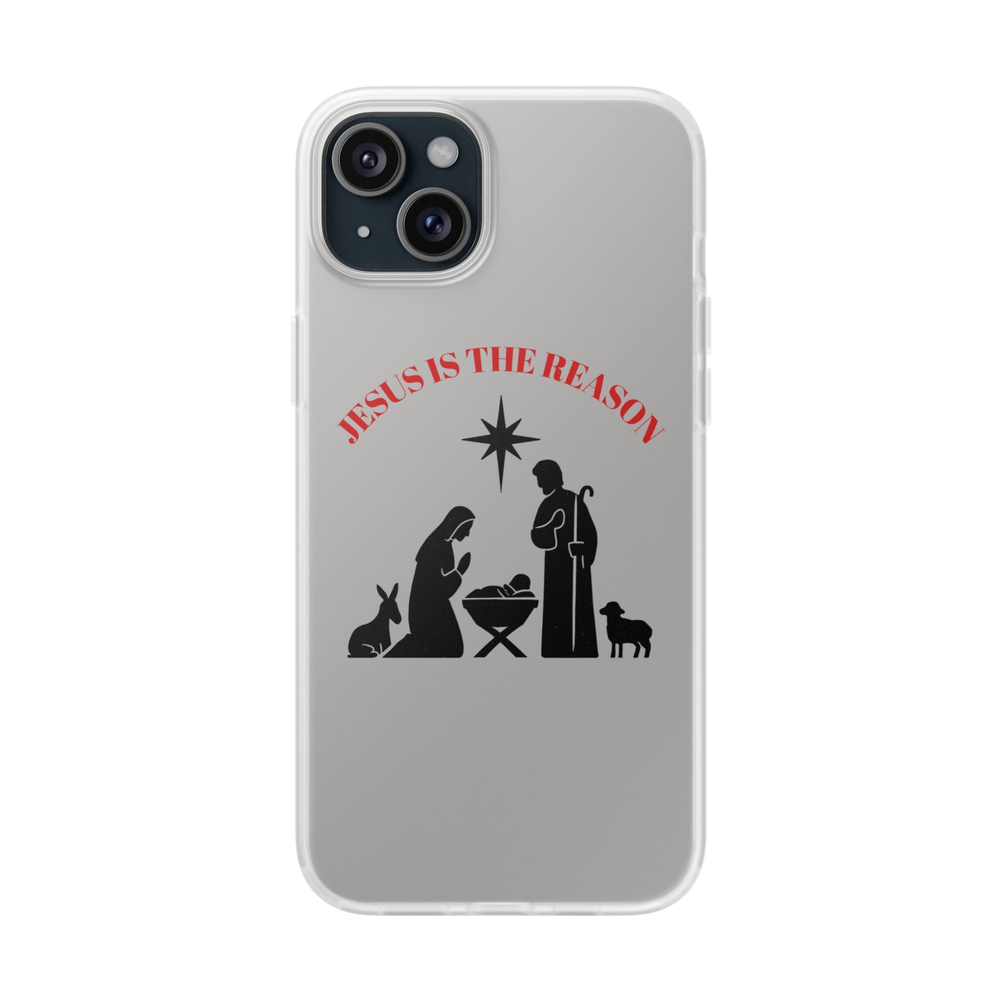 Nativity Phone Case — Minimal Christmas Manger Design