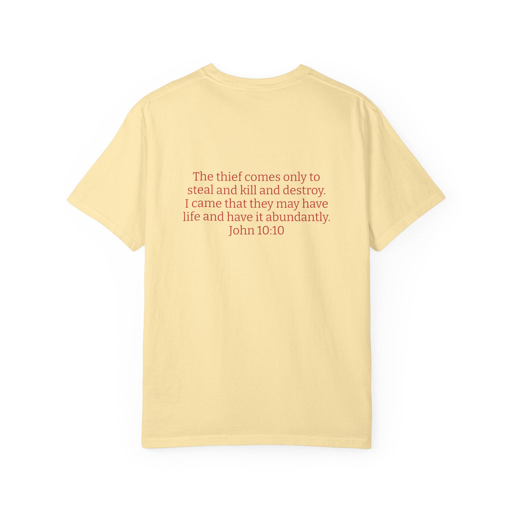 "THE DEVIL IS A LIAR"  Unisex Garment-Dyed T-Shirt