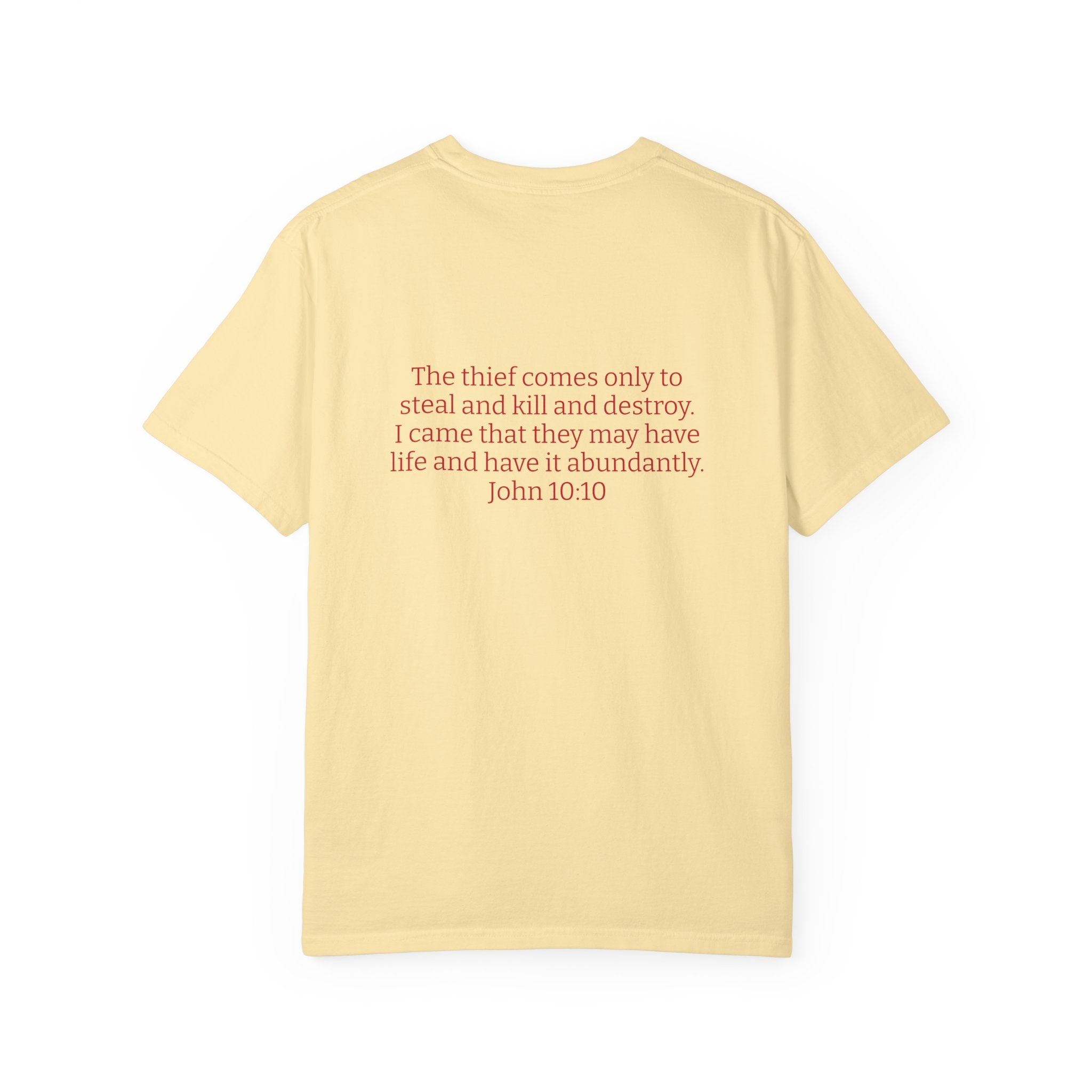 "THE DEVIL IS A LIAR"  Unisex Garment-Dyed T-Shirt